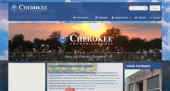 Desktop Screenshot of cherokeek12.org